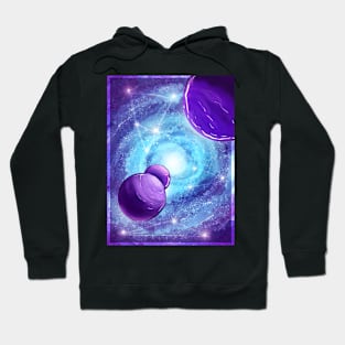 Aesthetic Blue Galaxy Hoodie